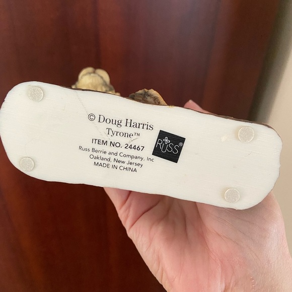 Russ Magical Menagerie Tyrone Tiger Round Picture Frame Doug Harris 4"x4" Funny - Picture 6 of 10